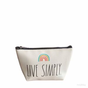 NEW Rae Dunn Live Simply Cosmetic Case Pouch
